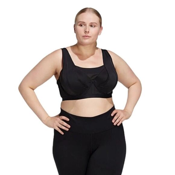 Adidas X 11 Honore Training Sports Bra Underwire Rare HI5647 Black NWT US 46C - Picture 5 of 8
